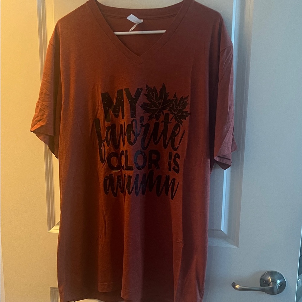 Bella Canvas Rust Short Sleeve Tee